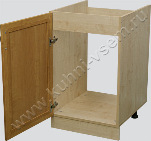 Cтол-мойка с размерами 500x600x850 для кухонной мебели эконом-класса