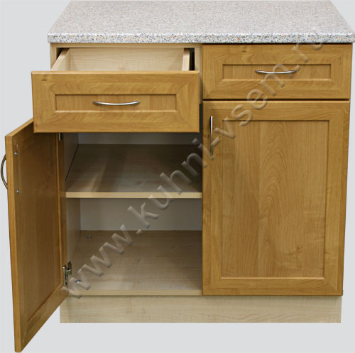 и двумя выдвижными ящиками для кухонной мебели эконом-класса
