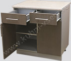 Модель кухни Кареглазка: Кухонный стол 800 с ящиками